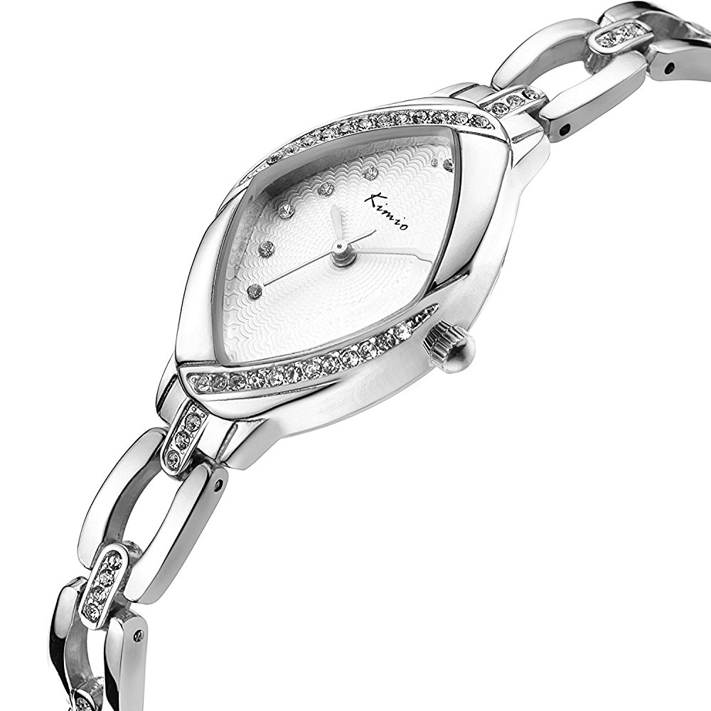 Lava Watches Women's Luxury Rhinestone Watchcase Silver Steel Watch Kw6010s