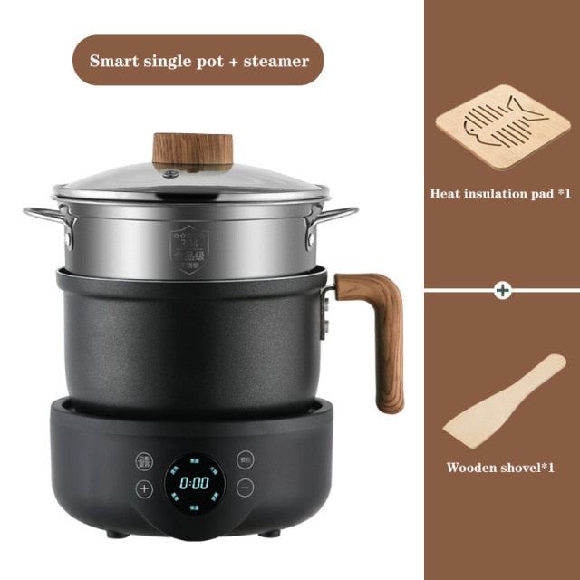 Electric Multicooker Hot Pot Skillet Fry Pan Steamer 110v220v Multifunction Cooking Appliance