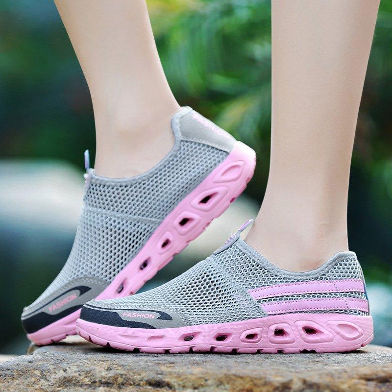 Women Mesh Fabric Sneakers Casual Comfort Breathable Shoes