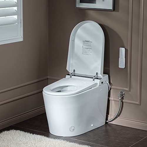 Elongated One Piece Modern Design, Automatic Flushing, Heated Sea