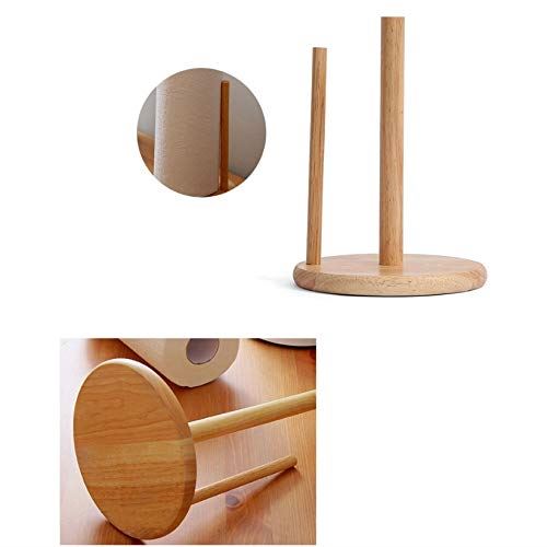 Solid Wood Paper Towel Holder Kitchen Paper Roll Holder Paper Towel Holder