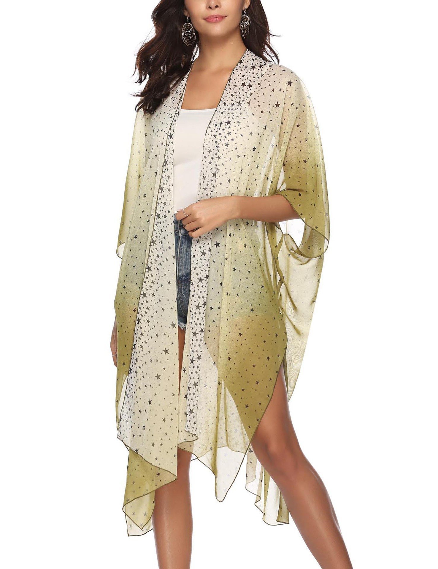 Casual Loose Sunscreen Printing Cardigan