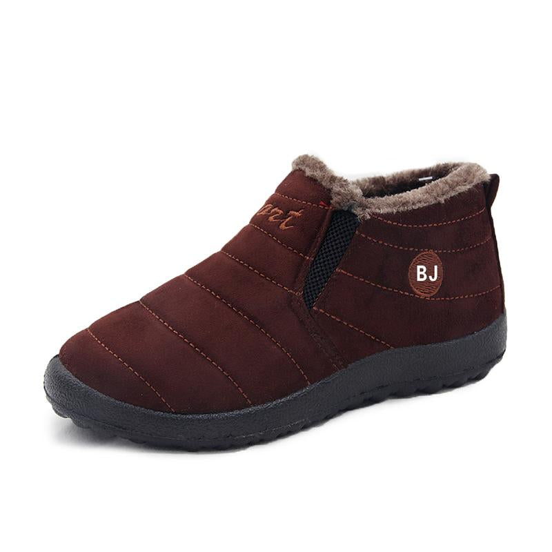 Women Snow Slip On Booties Casual Comfort Warm Shoes