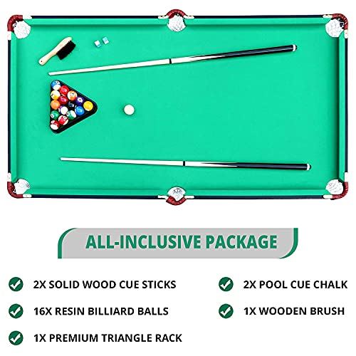 RACK Crucis Folding 5.5-Foot Billiard and Pool Table