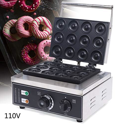 Mini Donut Electric Maker Machine Nonstick Commercial Doughnut Baker