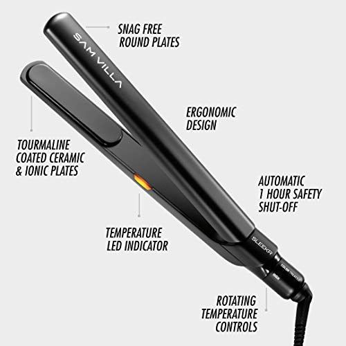 Ceramic Tourmaline Ionic Flat Iron Hair Straightener With Precision Heat Control