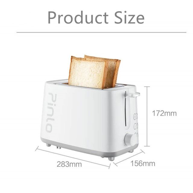 Bread Machine Household Toaster Multi-function Breakfast Machine Automatic Defrosting Heating Double Toaster