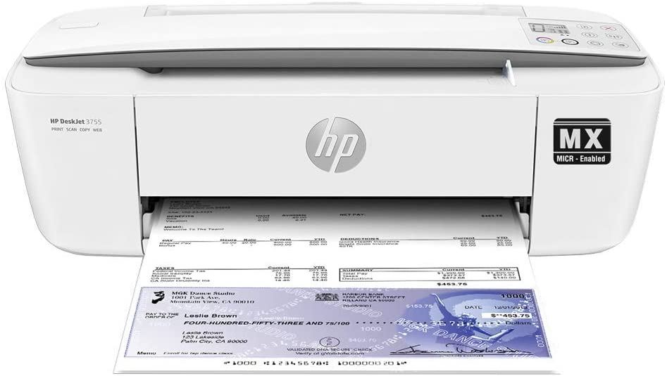 Versa Check HP Desk Jet 3755 MX MICR Check Printer and Versa Check Gold