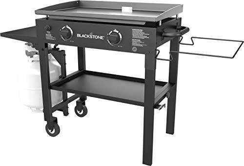 Blackstone 1853 �C Flat Top Gas Grill, 2 Burner, 28 Inch, Black