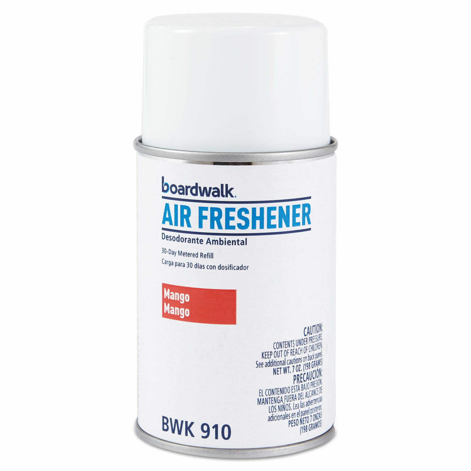 Boardwalk Metered Air Freshener Refill, Mango, 5.3 oz Aerosol, 12/Carton