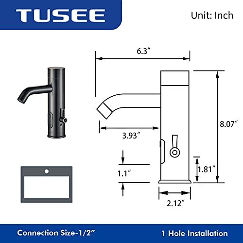 Bathroom Faucet, Bathroom Sink Faucet with Touchless and Touch on Function