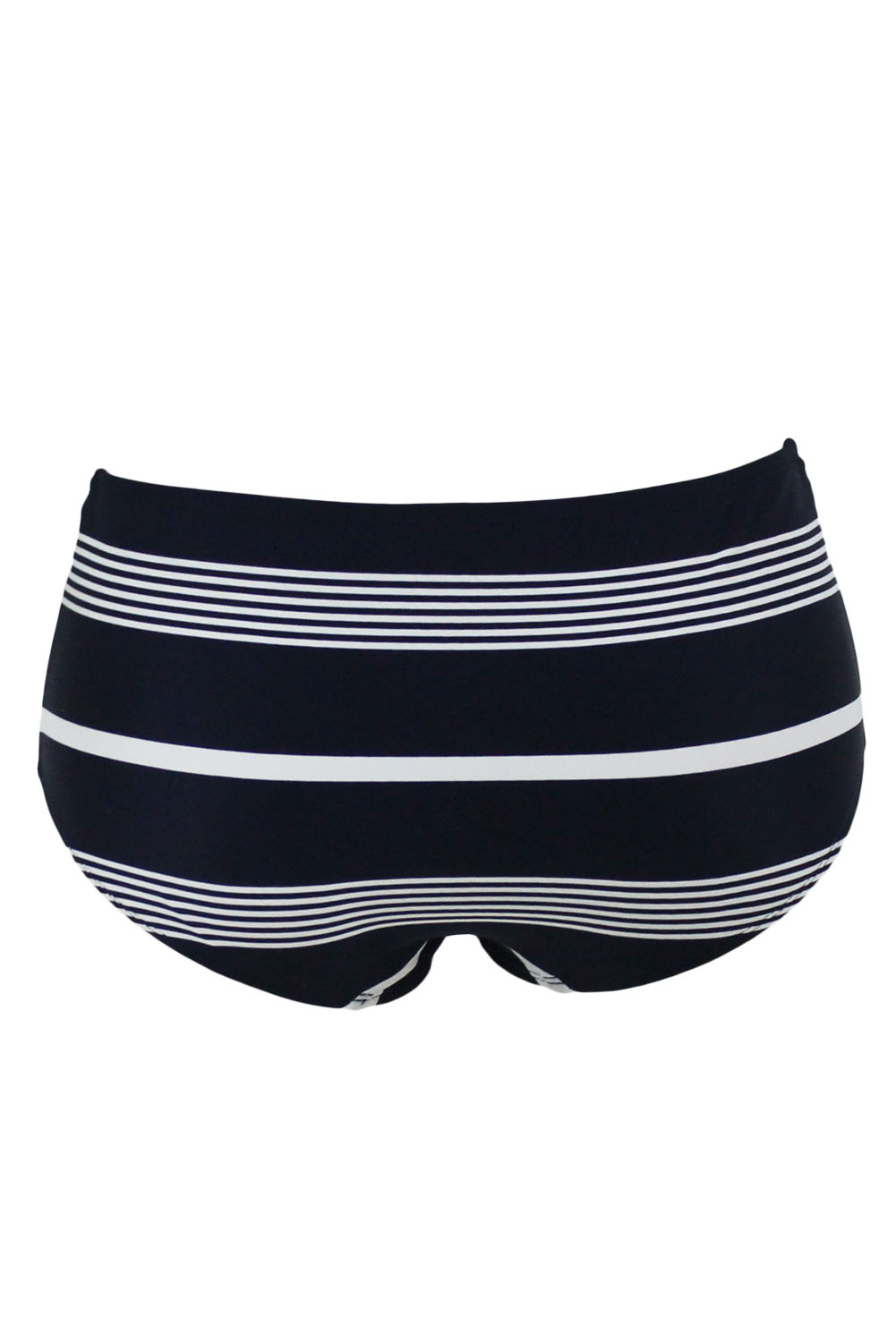 Navy Striped Bow Tie Sash Swim Briefs