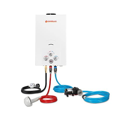 Camplux Propane Portable Tankless Water Heater Outdoor 2.64 GPM