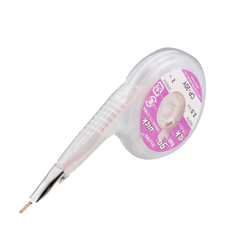 Original 1pcs 2M Japan GOOT Lead-free RoHS MSDS Desoldering Wicks Dispenser Pack with Stainless Steel Mouth for Precision PCBs RMA Safely PCB clean