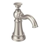 Kitchen Soap Dispenser with Above the Sink Refillable Bottle, Spot Resist Stainless