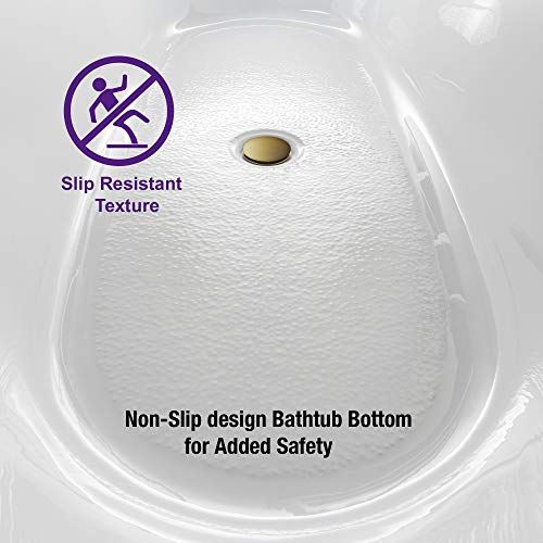 BTA1528-BG-Drain &O Bathtub, Brushed Gold