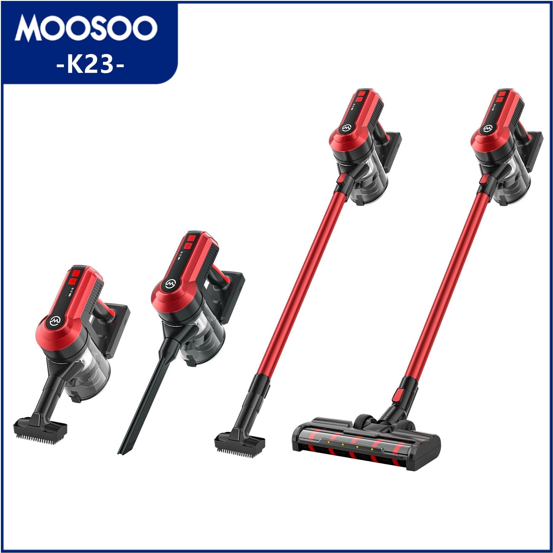 K23 4-in-1 Cordless Stick Vacuum Cleaner with 3 Suction Modes for Carpet Floors And Pet