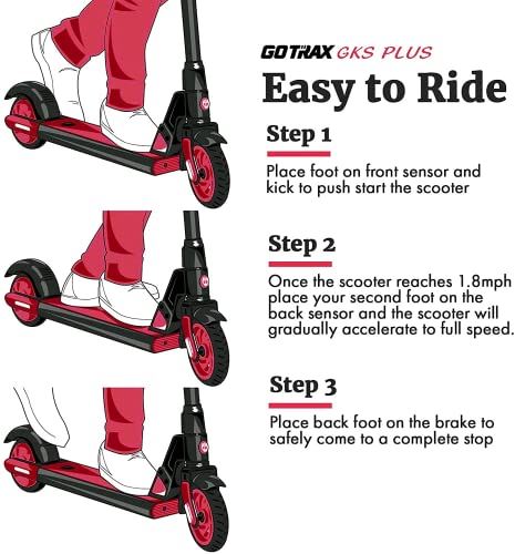 7 Miles Range and 7.5mph Speed, 6��� Wheel and Unique Led Light Design