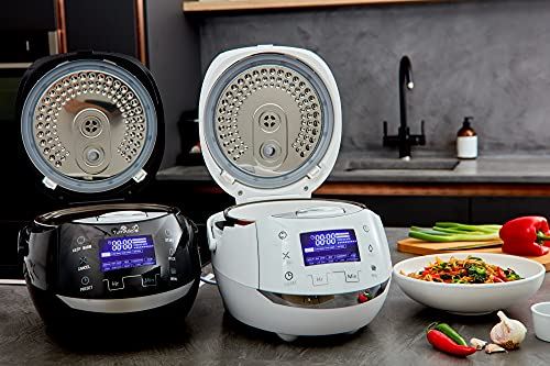 Rice Cooker with Ceramic Bowl and Advanced Fuzzy Logic (8 Cup, 1.5 Liter)