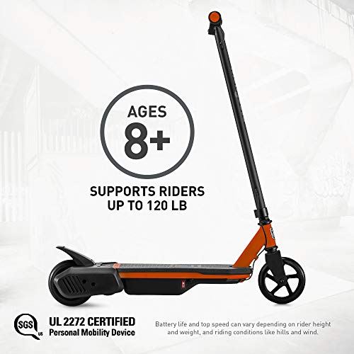 Electric Kids Scooter, Boys & Girls Ages 8+, Max Rider Weight Up to 175lbs