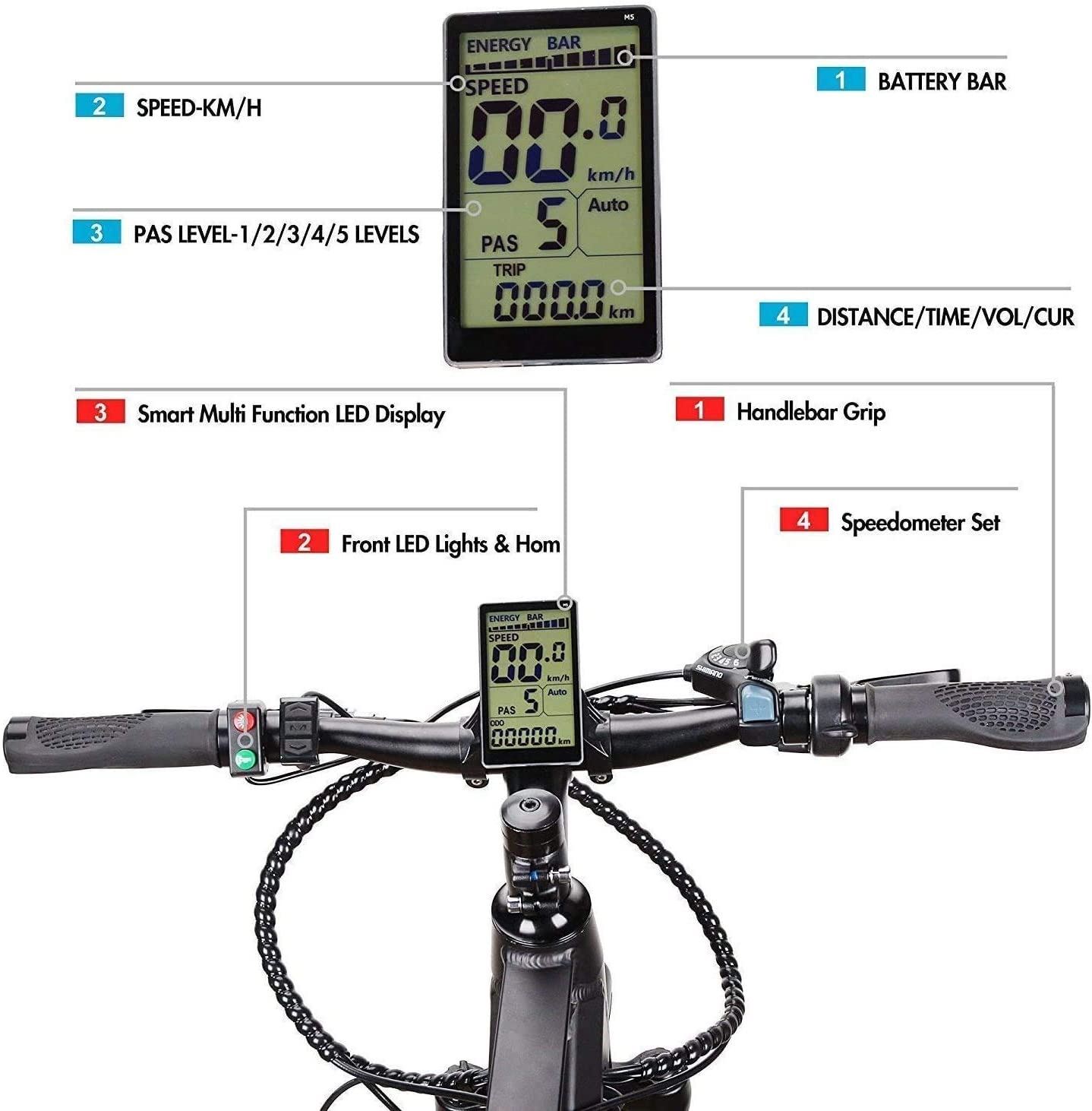 NAKTTO 26��� 500W Electric Bicycle