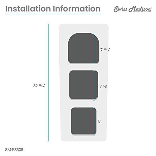 Madison SM-PS308 Sublime Rounded Basin Pedestal sink