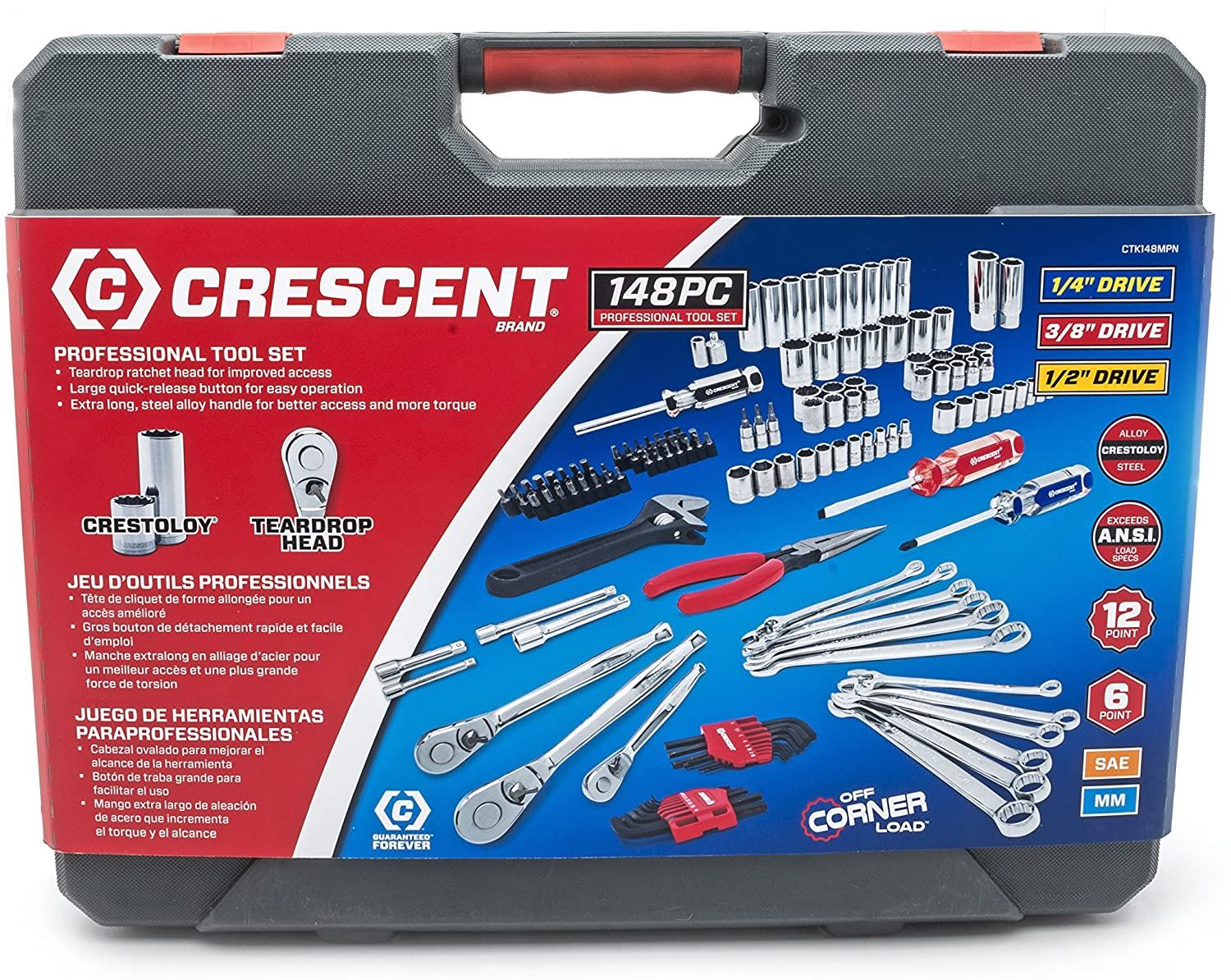 Crescent 148 Pc. General Purpose Tool Set