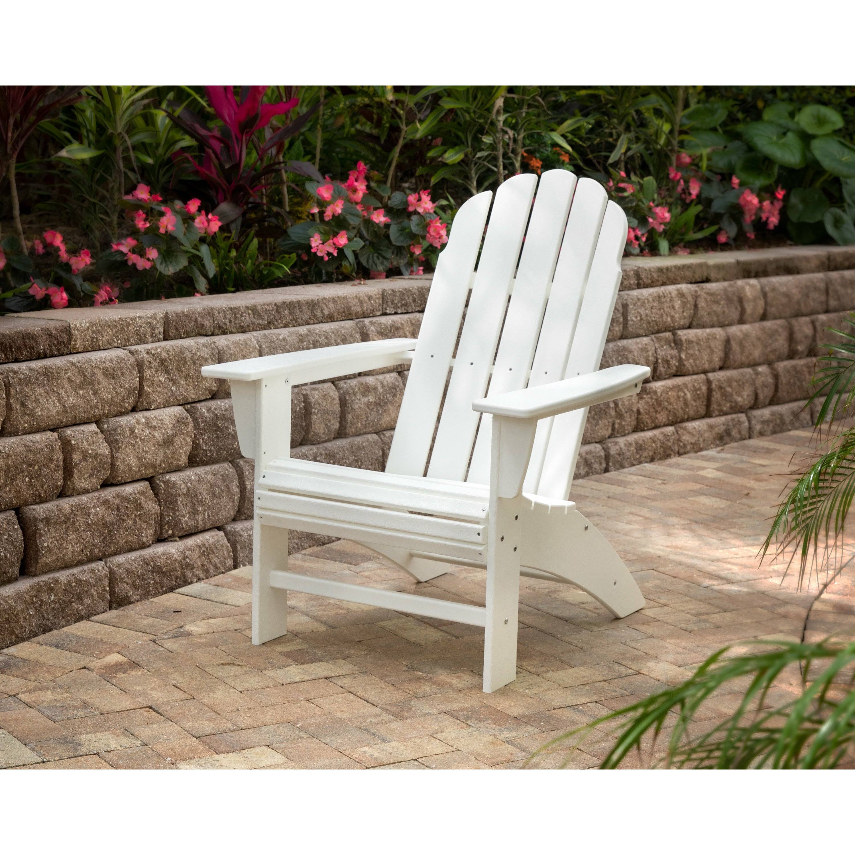 POLYWOOD Vineyard Curveback Adirondack Chair (Teak)