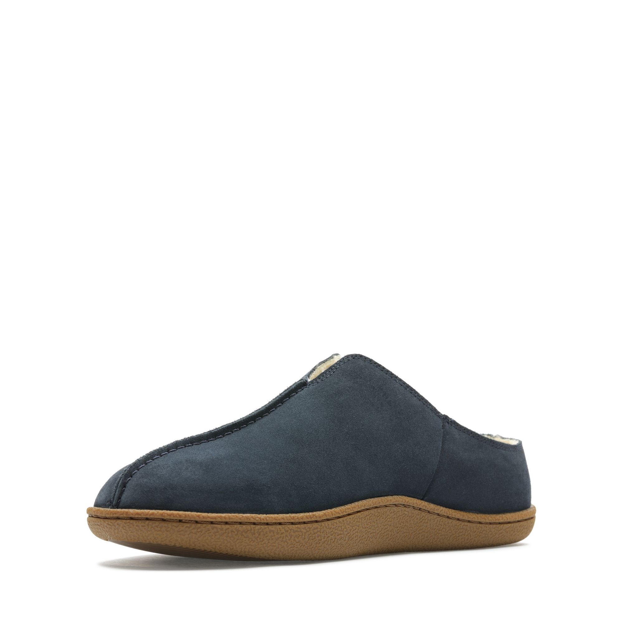 Men  Home Mule Navy Suede
