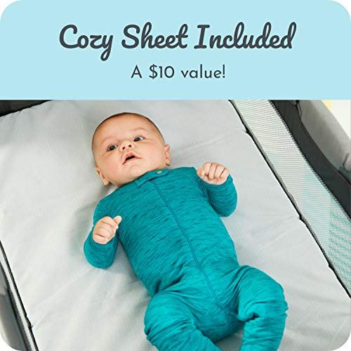 Century Travel On 2-in-1 Compact Playard with Bassinet