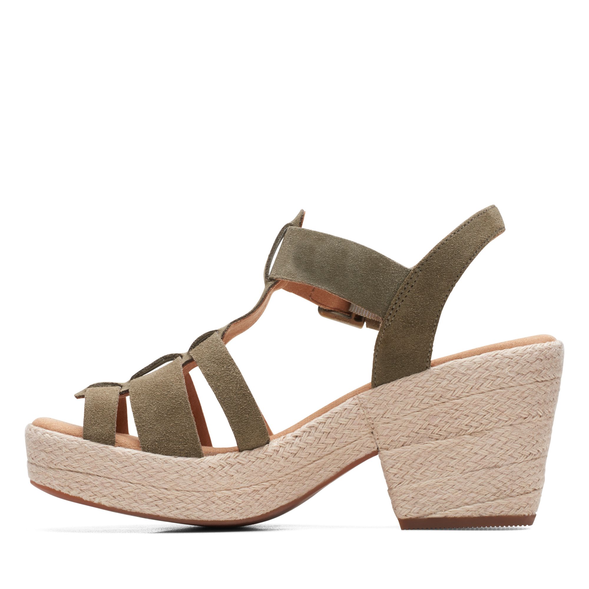 Women Sandals Maritsa70 Tee Olive Suede