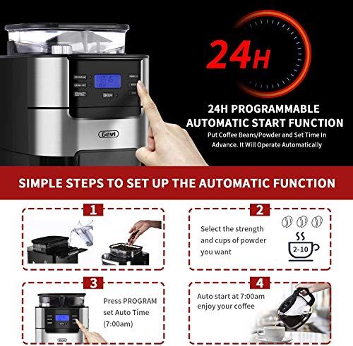 Grind and Brew Automatic Coffee Machine