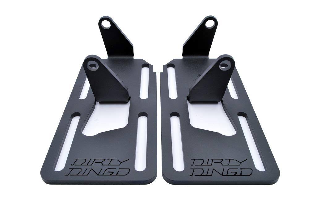 Dirty Dingo Adjustable Conversion Engine Mounts LS Swap 73-87 4WD GM Truck Black