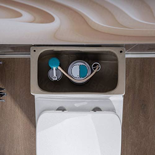 T-0001-B/N Toilet, with Brushed Nickel Button