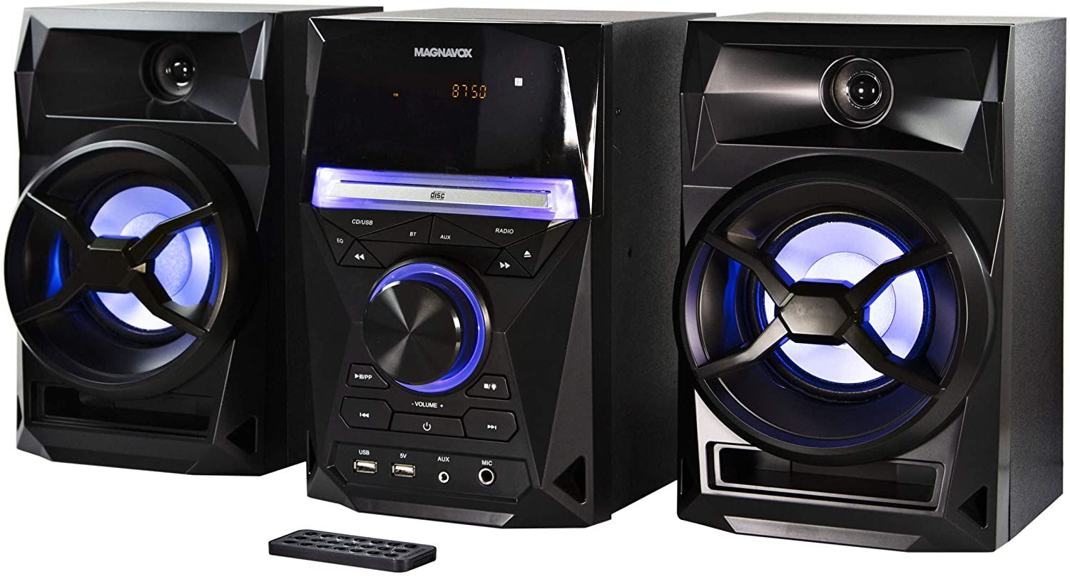 Magnavox MM441 3-Piece CD Shelf System with Digital PLL FM Stereo Radio