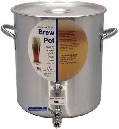 Polar Ware 8 Gallon Stainless Brew Kettle