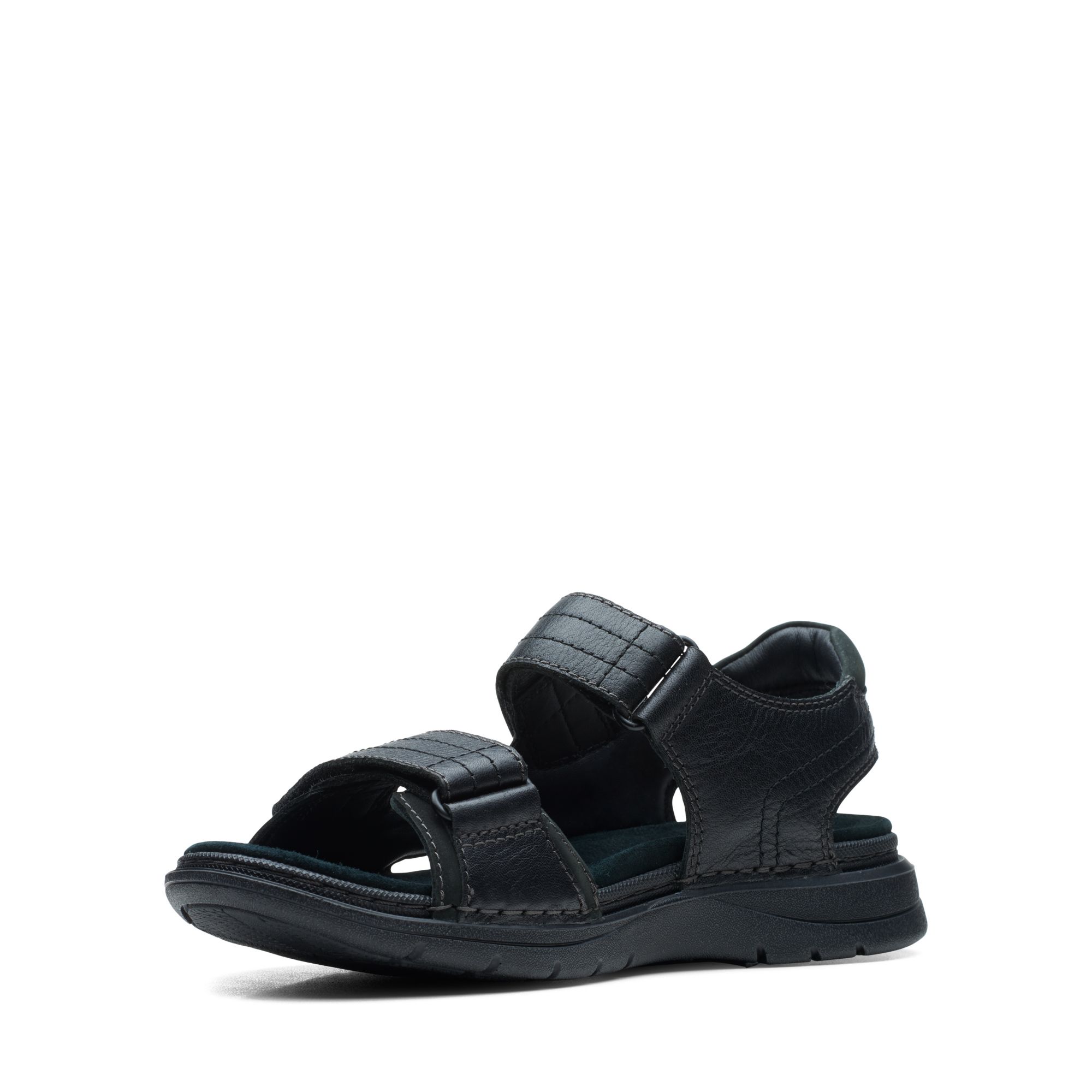 Men Sandals Nature Trek Black Nubuck