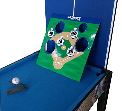 Triumph 13-in-1 Combo Game Table Includes Basketball, Table Tennis,  Launch Football