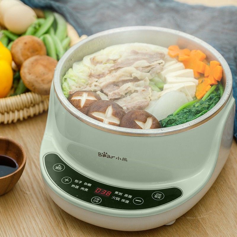 Little Bear MIUI 4L Electric Food Steamers Stainless 2 Layers Buffet Food Warmer