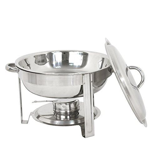 5 Qt. Stainless Steel Chafing Dish, Dinner Serving Buffer Warmer Set