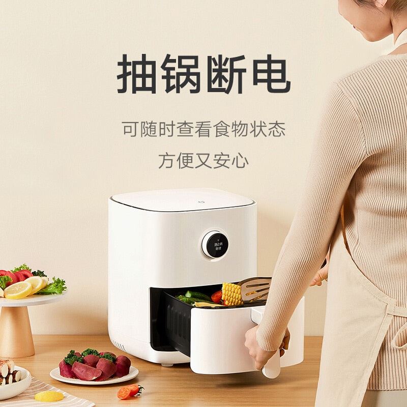 Air Fryer Oil Low Fat Oil-free Less Non Stick Intelligent Reservation Cooking Appliances