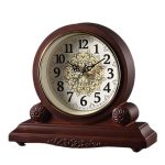 Desktop Table Clock Retro Silent Watches Antiques Luxury Decor Desk Clocks For Living Room