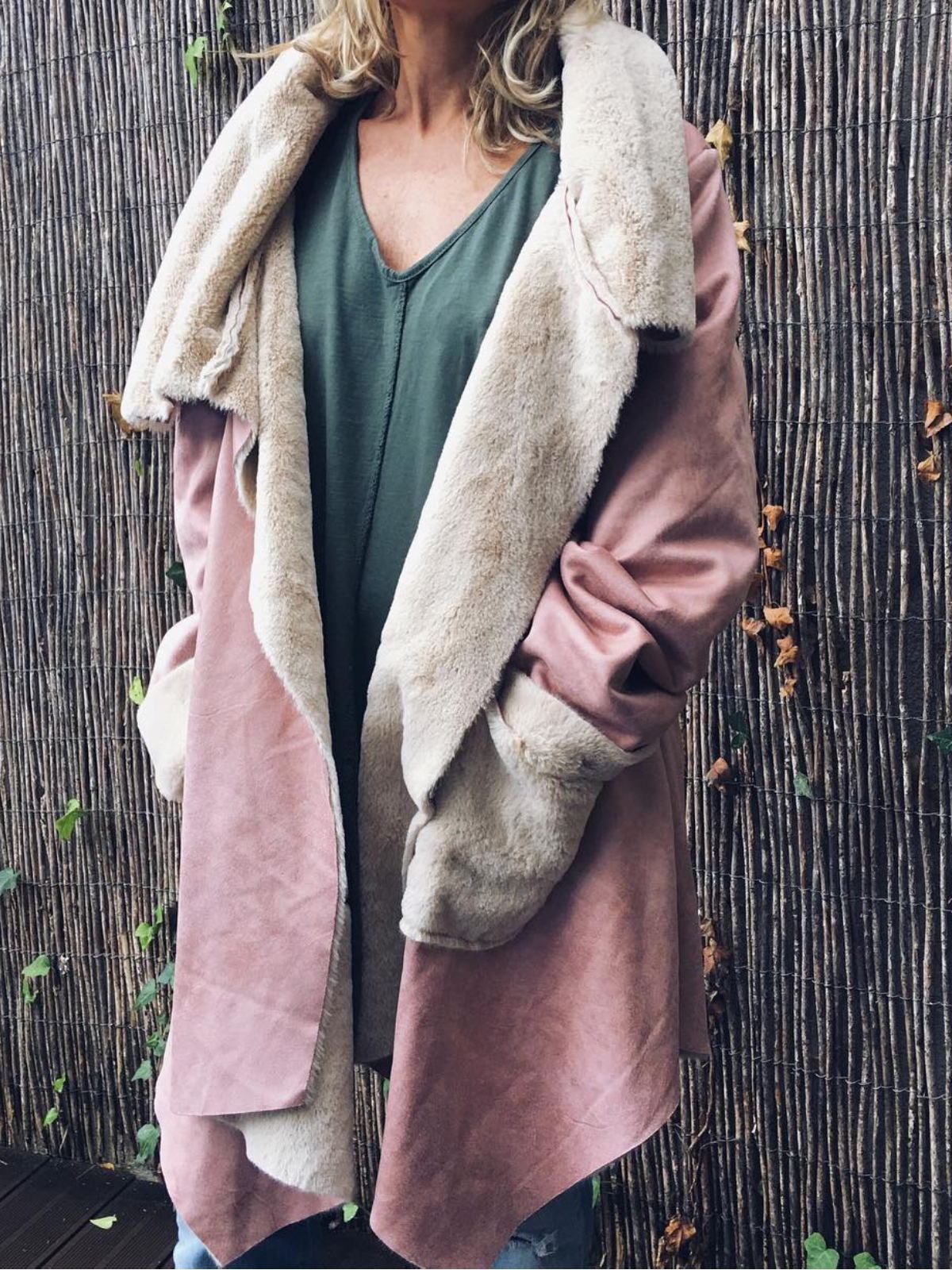 Plus Size Casual Long Sleeve Pockets Outerwear