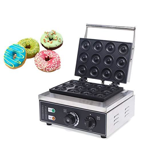 12pcs Commercial Donut Machine Doughnut Baker Mini Donut Maker
