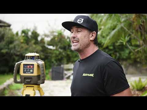 Topcon RL-H5A Self-Leveling Rotary Grade Laser Level W tripod and 14' Rod Inches