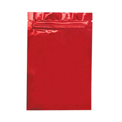 10x15cm Pouch Flat Aluminum Grade Metalized 3 Side Seal Plastic Zip Lock Food Metallic Small Zipper Ziplock Silver Foil Bag