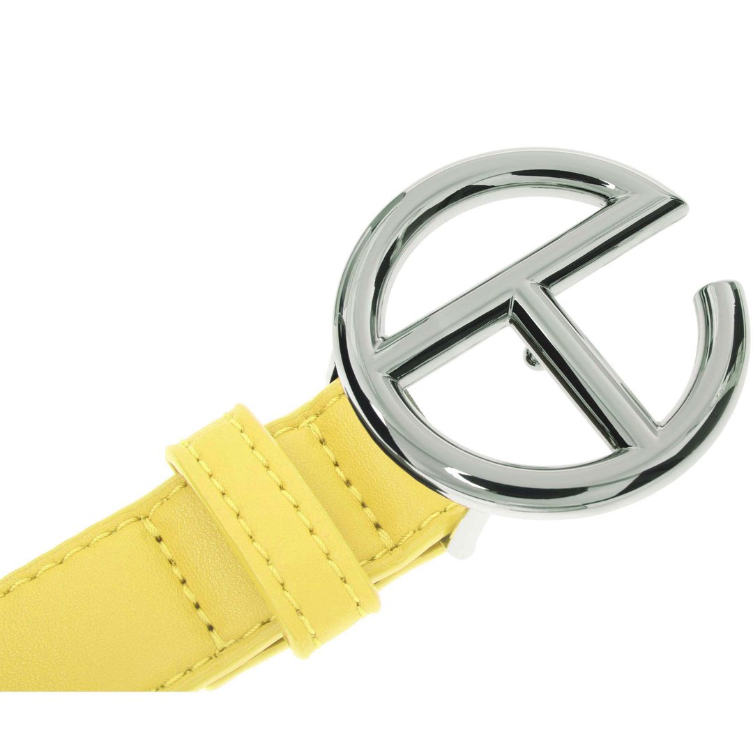 Logo Belt - Silver/Margarine