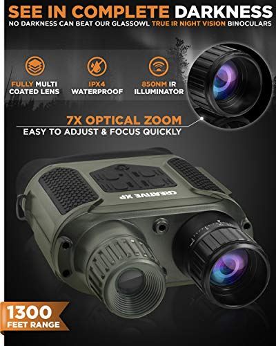 CREATIVE XP Night Vision Goggles �C Digital Binoculars w/Infrared Lens