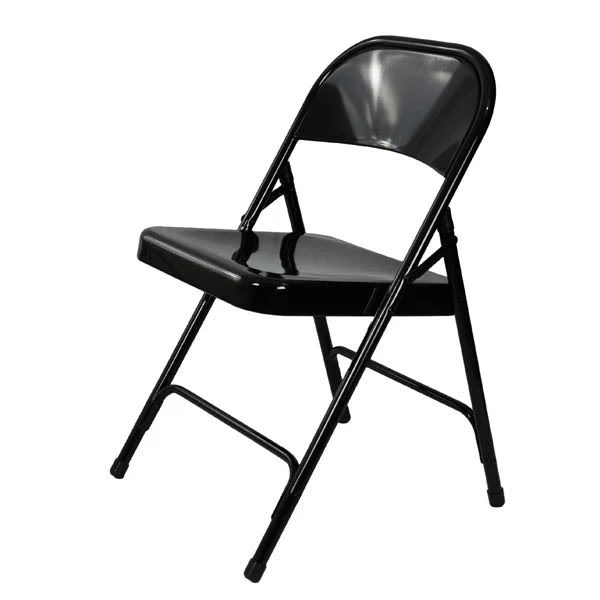 Metal Folding Chair, Plastic Lytle
