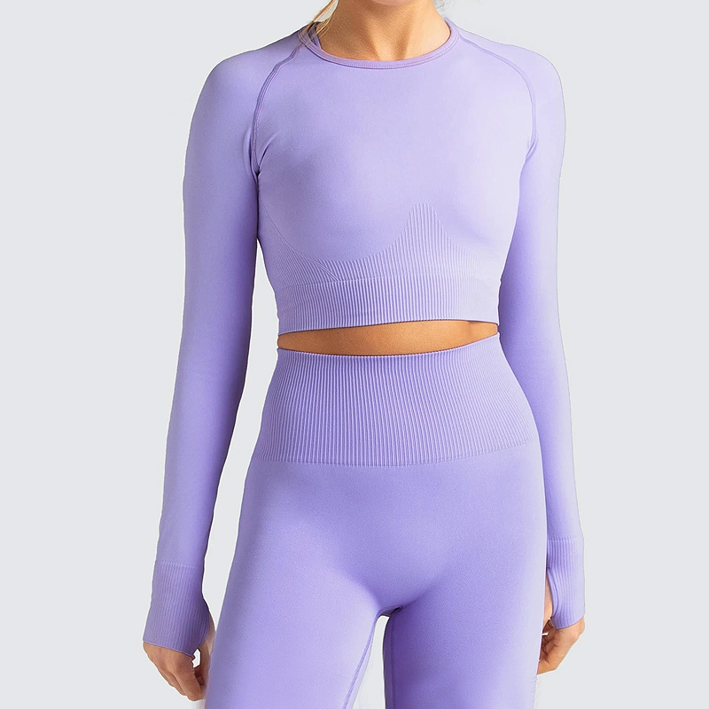 Autumn Sports Fitness Yoga Crop Top and Legging Set